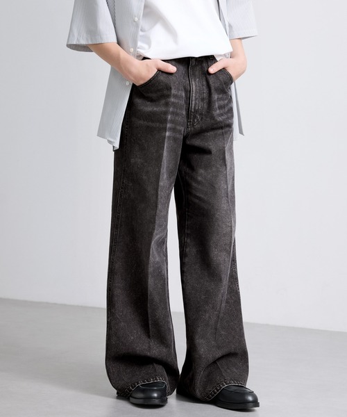 EMMA CLOTHES（エマクローズ） ワイドパンツ ジーンズ ヴィンテージ 