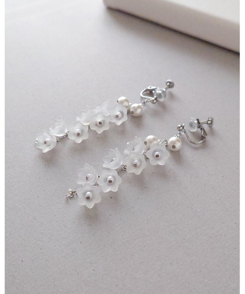 イヤリング 「推しに愛されるアクセサリー」ゆらゆらすずらんの上品イヤリング（シルバー/サージカルステンレス）(MA) メンズ レディース_7