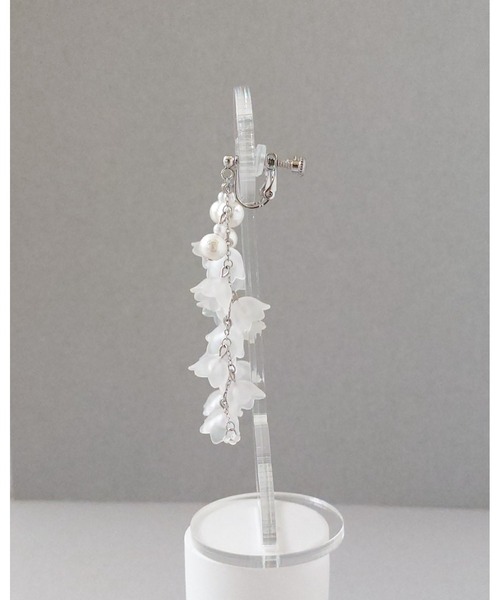 イヤリング 「推しに愛されるアクセサリー」ゆらゆらすずらんの上品イヤリング（シルバー/サージカルステンレス）(MA) メンズ レディース_19