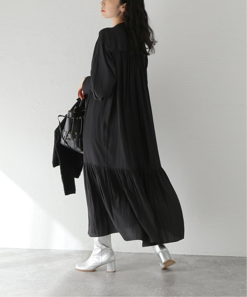 「journal standard L'essage」 長袖ワンピース - ネイビー レディース_画像3