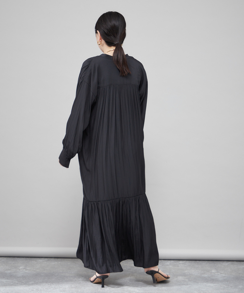 「journal standard L'essage」 長袖ワンピース - ネイビー レディース_画像5