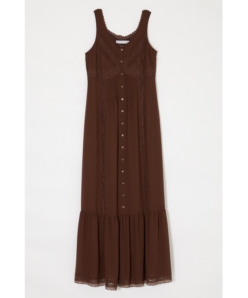 MOUSSY（マウジー） ワンピース PIN TUCK CHIFFON マキシドレス