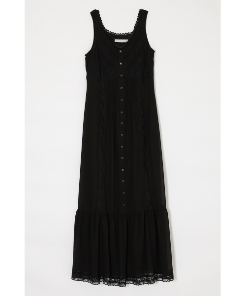 MOUSSY（マウジー） ワンピース PIN TUCK CHIFFON マキシドレス