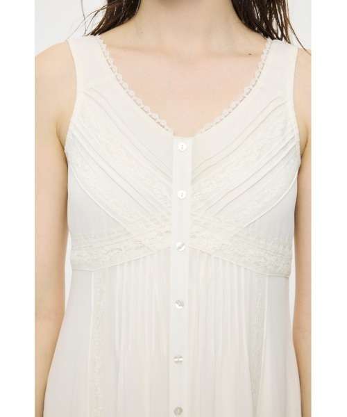MOUSSY（マウジー） ワンピース PIN TUCK CHIFFON マキシドレス