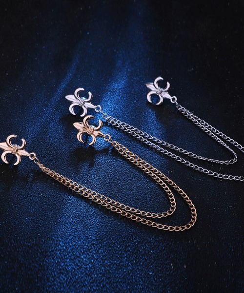 CERCA ブローチ 「Bls」「ZA」「Bling Leads」襟ブローチ マルチ