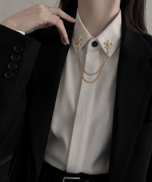 CERCA ブローチ 「Bls」「ZA」「Bling Leads」襟ブローチ マルチ