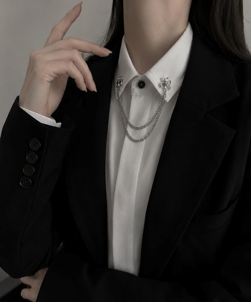 CERCA ブローチ 「Bls」「ZA」「Bling Leads」襟ブローチ マルチ