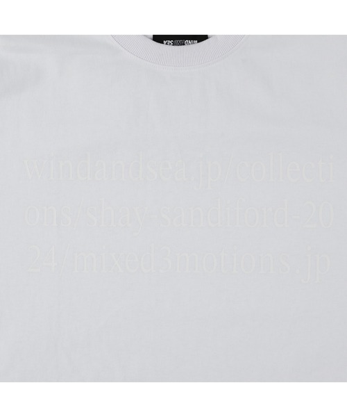 「WIND AND SEA」 半袖Tシャツ S ホワイト メンズ_画像3