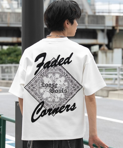 WEGO（ウィゴー） tシャツ WEGO/ペイズリーグラフィックBIG T メンズ