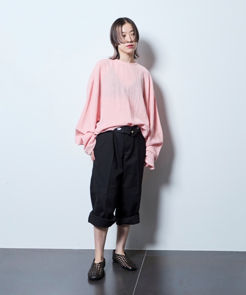 CITYSHOP（シティショップ） リネンシャツ ブラウス シャツ ASA/C BIO