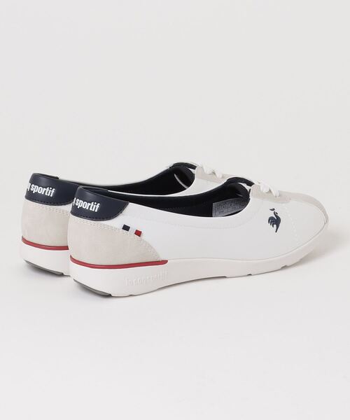 「le coq sportif」 シューズ 24.5cm ホワイト×ネイビー レディース_画像2