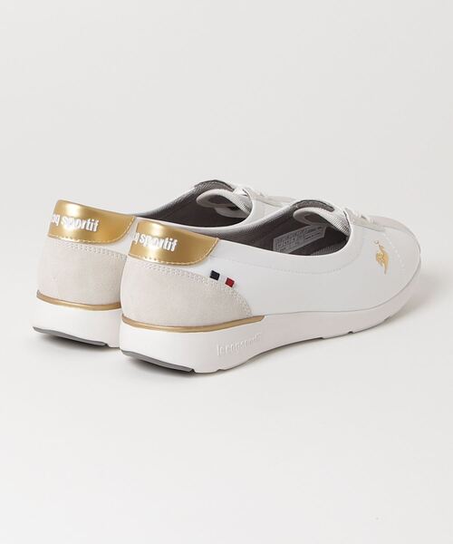「le coq sportif」 シューズ 24.5cm ホワイト×ネイビー レディース_画像5