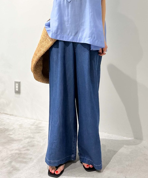「DOUX ARCHIVES」 デニムパンツ FREE サックスブルー レディース_画像5