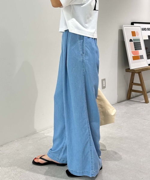 「DOUX ARCHIVES」 デニムパンツ FREE サックスブルー レディース_画像7