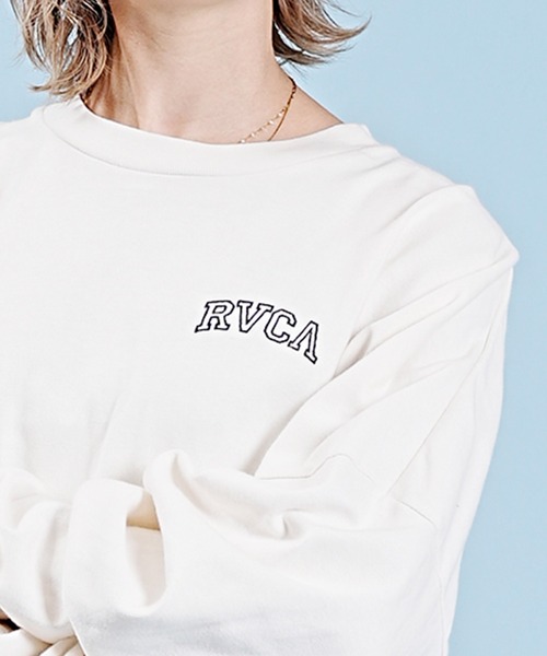 「RVCA」 長袖カットソー M ブラック レディース_画像2