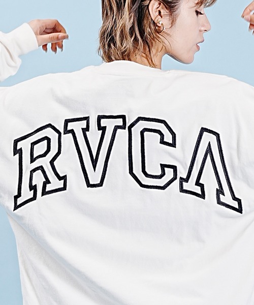 「RVCA」 長袖カットソー M ブラック レディース_画像3