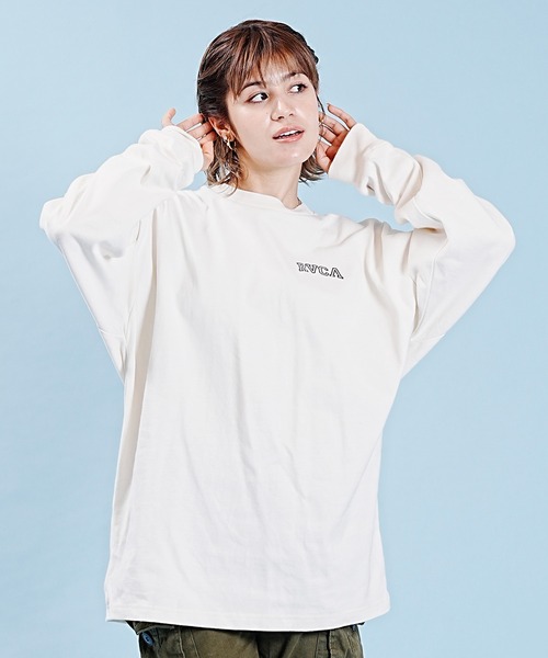 「RVCA」 長袖カットソー M ブラック レディース_画像4