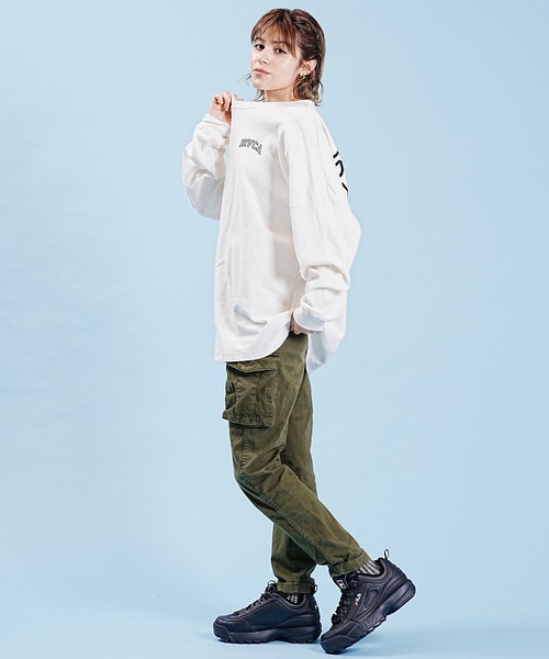 「RVCA」 長袖カットソー M ブラック レディース_画像5