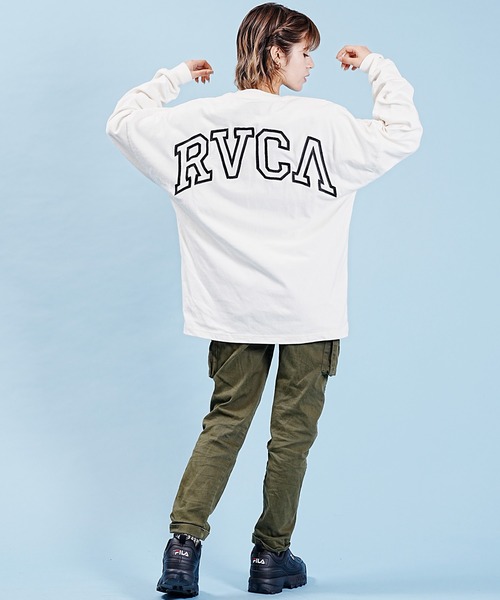 「RVCA」 長袖カットソー M ブラック レディース_画像7