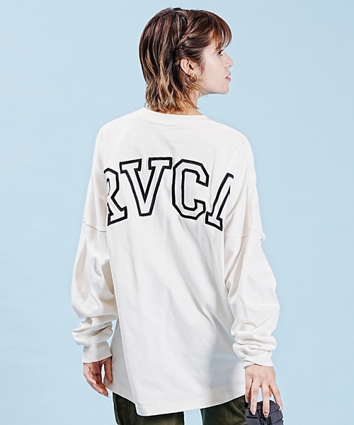 「RVCA」 長袖カットソー M ブラック レディース_画像8