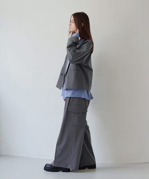 「SOCCE」 スラックス X-LARGE ブラック メンズ_画像8