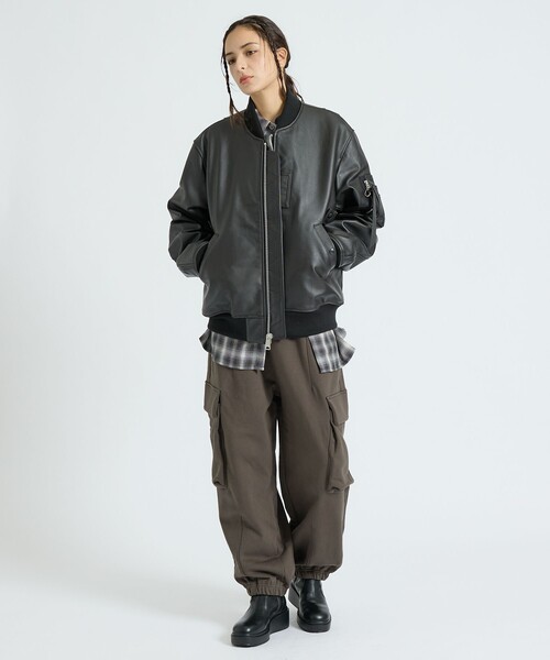 Alpha Industries（アルファ・インダストリーズ） 革ジャン ライダース