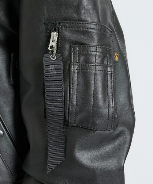 Alpha Industries（アルファ・インダストリーズ） 革ジャン ライダース