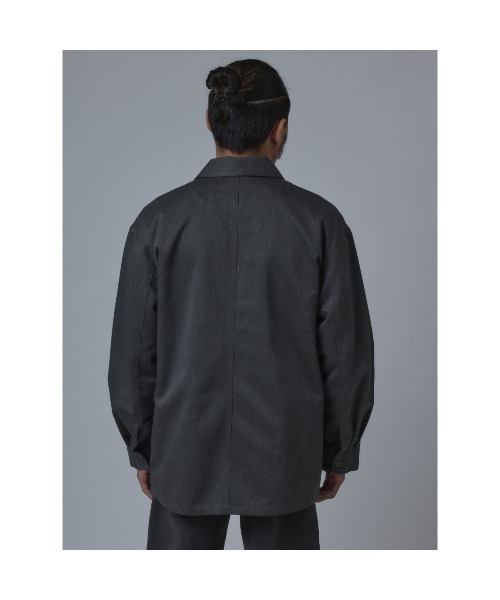 日本製【MOTOR】hideo motoikeリネンカバーオール　ネイビー　XL BIG MIKE カバーオール ビッグマイク / CHINO COVERALL