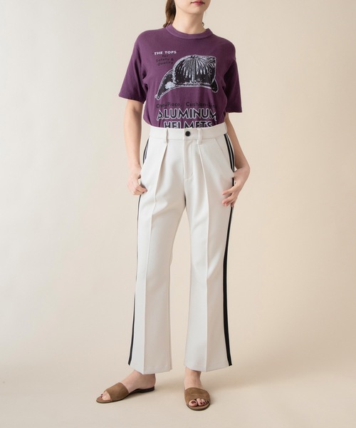 定番大特価 パンツ ZOZOTOWN PayPayモール店 - 通販 - PayPayモール La SRIC / アンクル丈フレアラインパンツ 人気SALE限定SALE
