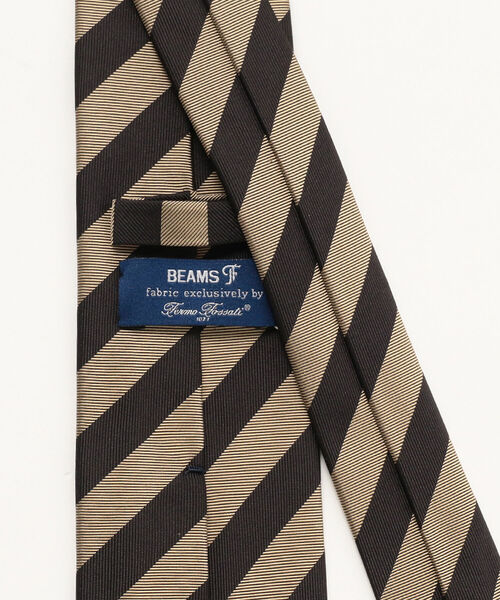 BEAMS F × FERMO FOSATTI レジメンタル柄 ネクタイ ネクタイ BEAMS F / Fermo Fossati レジメンタルストライプ ネクタイ