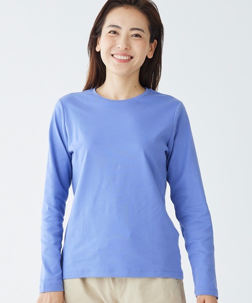 tシャツ エル・エル・ビーン・ティ、長袖　クルーネック 米国フィット・レギュラー レディース L.L.Bean tシャツ エル・エル・ビーン・ティ、長袖 クルーネック