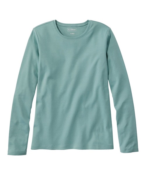 tシャツ エル・エル・ビーン・ティ、長袖　クルーネック 米国フィット・レギュラー レディース L.L.Bean tシャツ エル・エル・ビーン・ティ、長袖 クルーネック