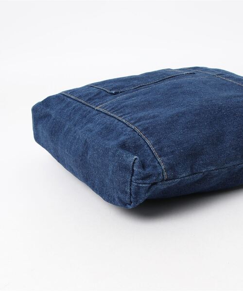 STYLEBLOCK トートバッグ ポケット付きデニムトートバッグ