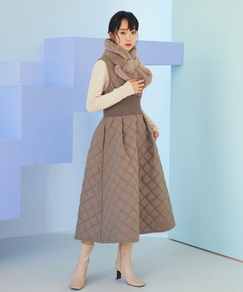 RUIRUE BOUTIQUE（ルイルエブティック） ワンピース ウエストリブ 