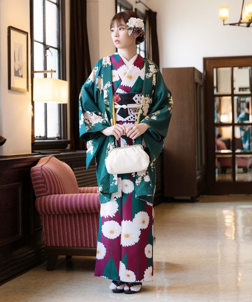 KIMONOMACHI 着物 レディース 洗える羽織 単品 アラベスクシリーズ