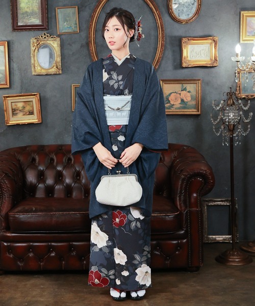 KIMONOMACHI 着物 レディース 洗える羽織 単品 アラベスクシリーズ