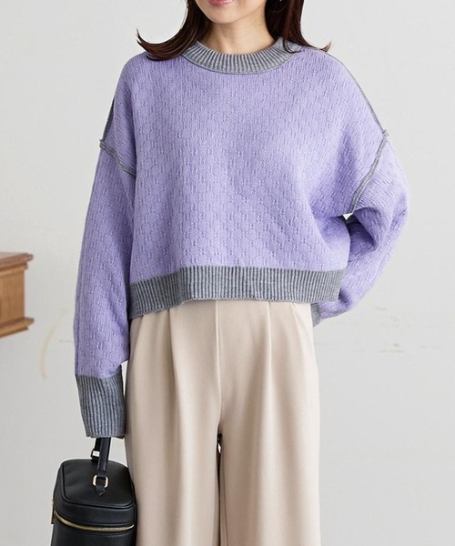 KOBE LETTUCE（神戸レタス） ニット セーター リバーシブルニットプル