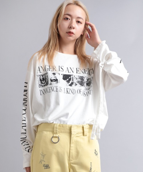 tシャツ M2036 ANGERフォトリボンロンT レディース RNA tシャツ M2036 ANGERフォトリボンロンT レディース