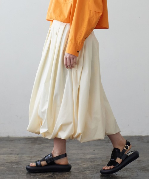 LANVINSPORT ランバンスポーツ　リバーシブルスカート LANVIN en Bleu スカート リバーシブルバルーンスカート : ZOZOTOWN