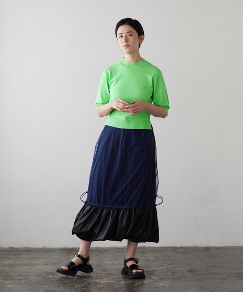 LANVIN en Bleu スカート リバーシブルバルーンスカート : ZOZOTOWN
