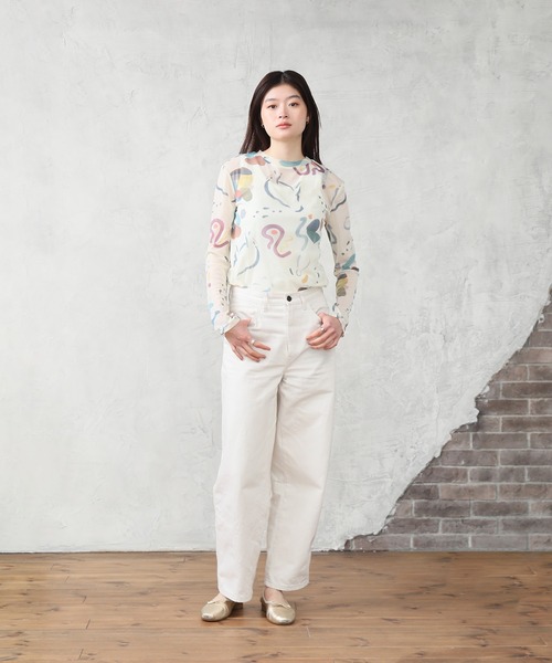 tシャツ Common Noun/kana akiyama シアートップス長袖 レディース tシャツ Common Noun/kana akiyama シアートップス長袖
