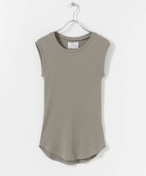 タンクトップ ノースリーブ 「別注」MIDIUMISOLID×TGM　Mix organic cotton tank-top レディース MIDIUMISOLID タンクトップ ノースリーブ 「別注」MIDIUMISOLID