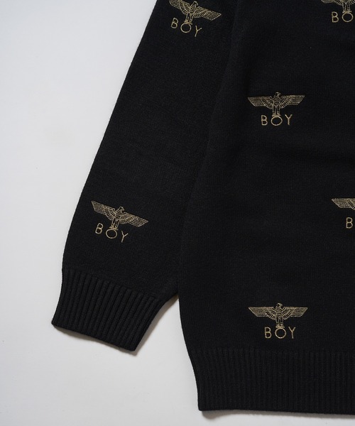 [数量限定] 特価セール★Boy London ニット カーディガン BOY LONDON セーター ニット 「BOY LONDON」Gold LOGO