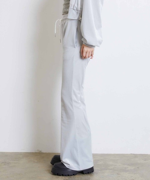 ENVYM パンツ ベロアフレアパンツ レディース : ZOZOTOWN Yahoo