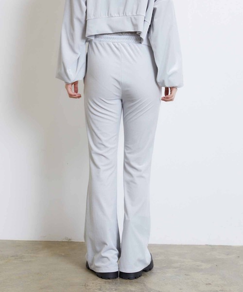 ENVYM パンツ ベロアフレアパンツ レディース : ZOZOTOWN Yahoo