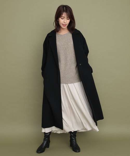 Elura（エルーラ） アウター スペリオルウールガウンコートコート 