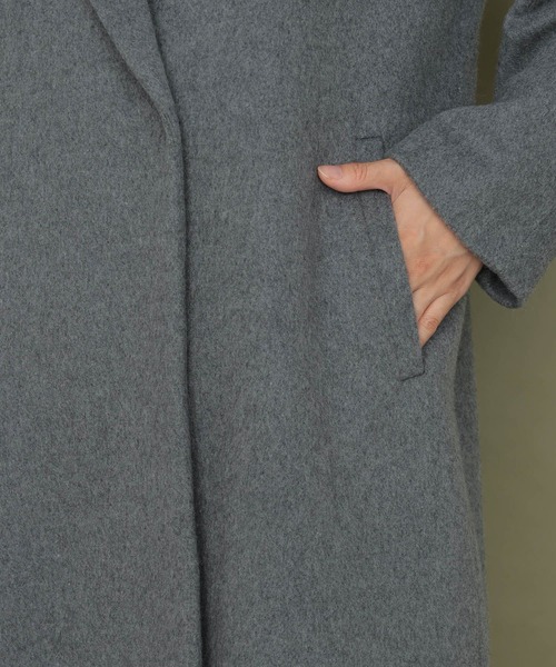 Elura（エルーラ） アウター スペリオルウールガウンコートコート