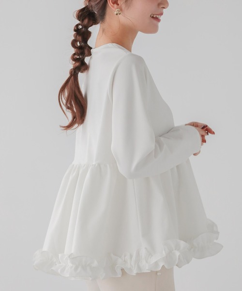 Fit more（フィットモア） tシャツ 「ZOZO限定カラー」裾フリル