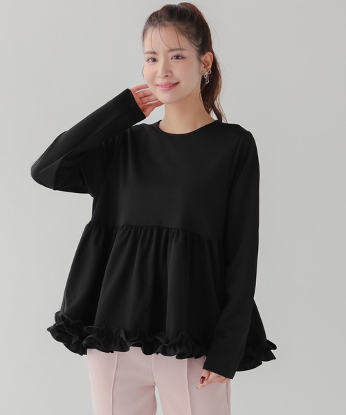 Fit more（フィットモア） tシャツ 「ZOZO限定カラー」裾フリル