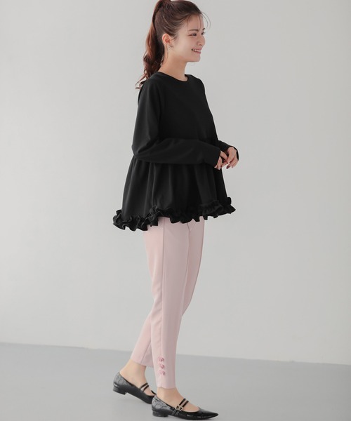 Fit more（フィットモア） tシャツ 「ZOZO限定カラー」裾フリル